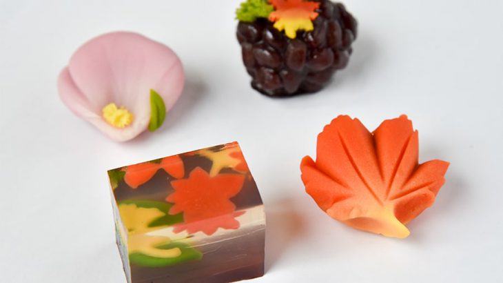 ティータイムやおもてなしに、今月の上生菓子は「彩りの秋」