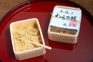 ふんわりとろける龍月堂の「本造りわらび餅」